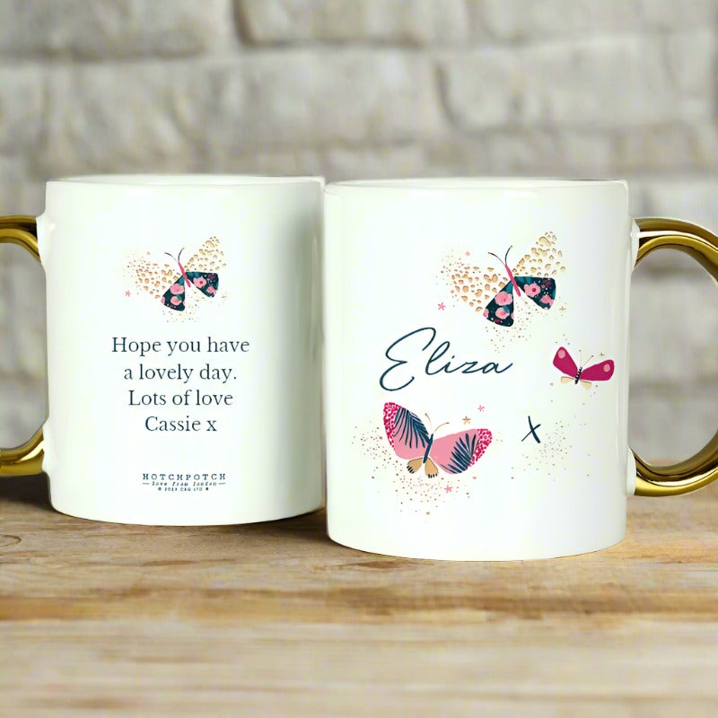 Personalised Butterfly Mug