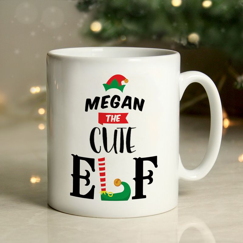 Personalised Elf Mug