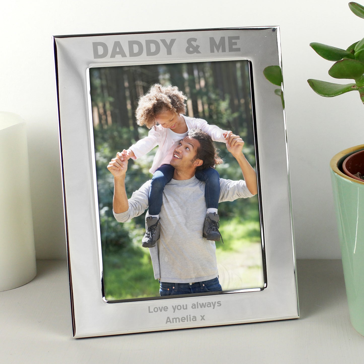 Personalised Daddy & Me Photo Frame