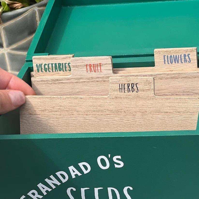 Personalised Seed Storage Box