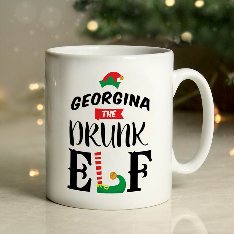 Personalised Elf Mug