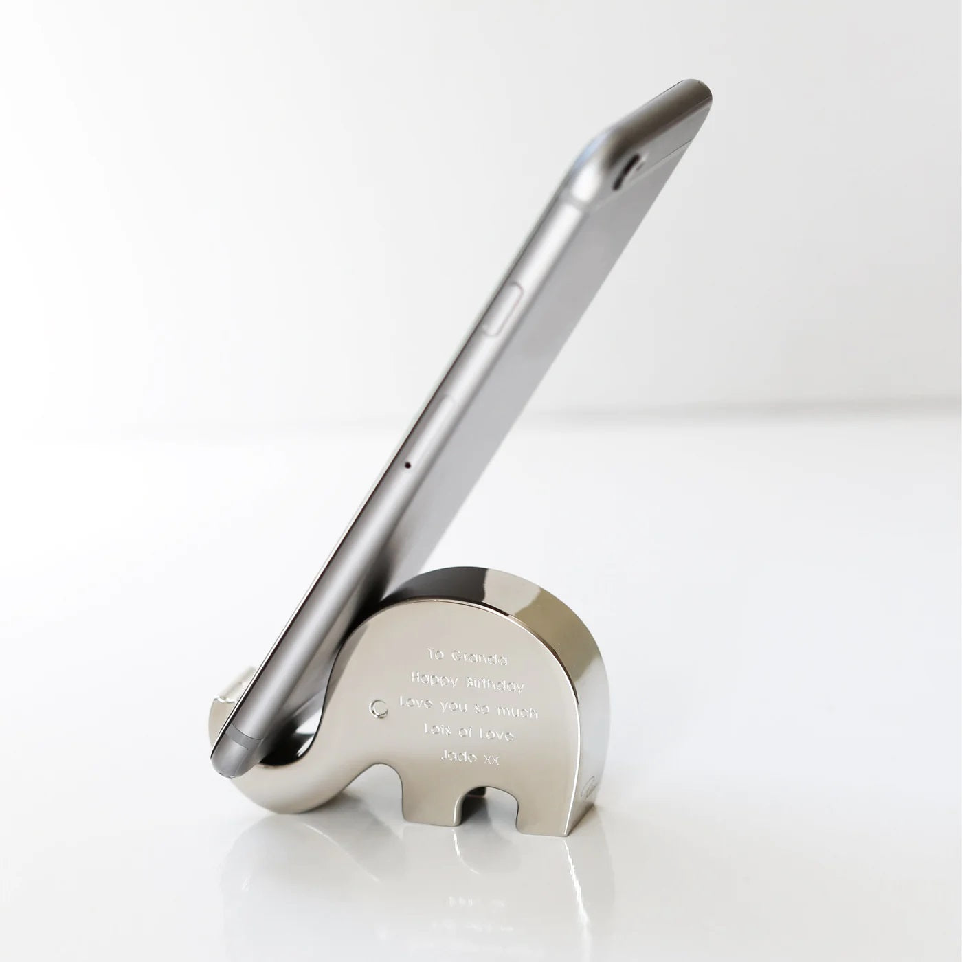 Personalised Elephant Phone Holder