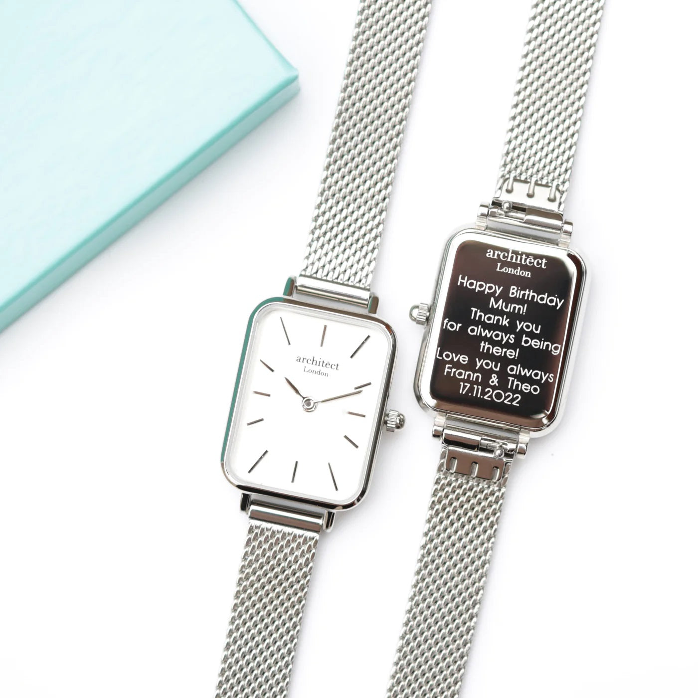 Personalised Ladies Architēct Lille Watch - Cloud Silver