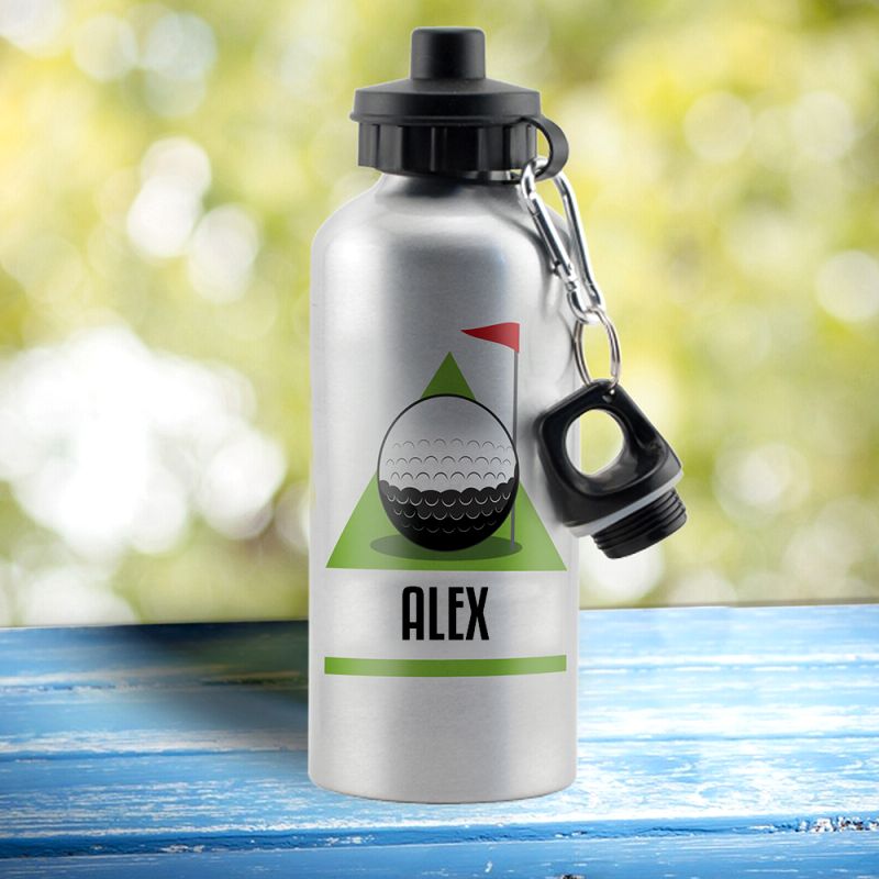 Personalised Golf Themed Drinks Bottle