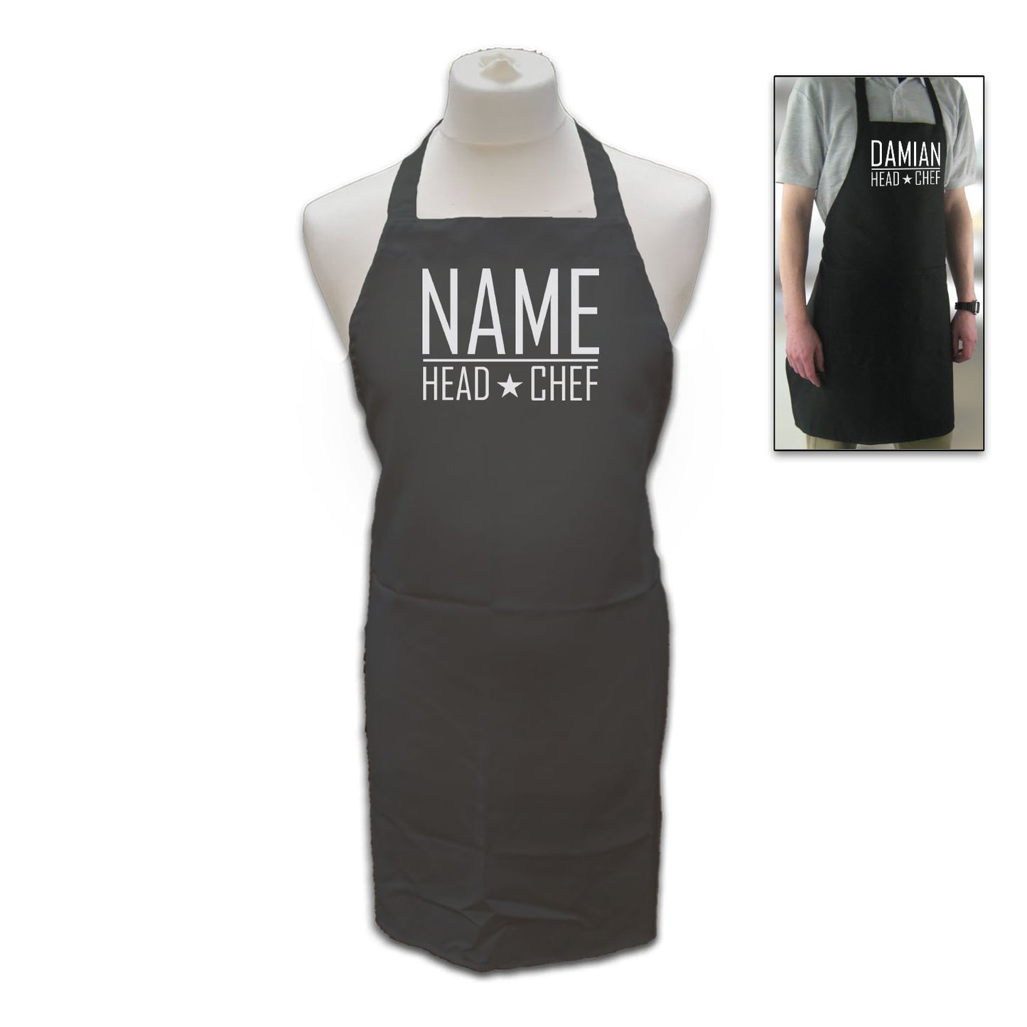 Personalised Head Chef Apron