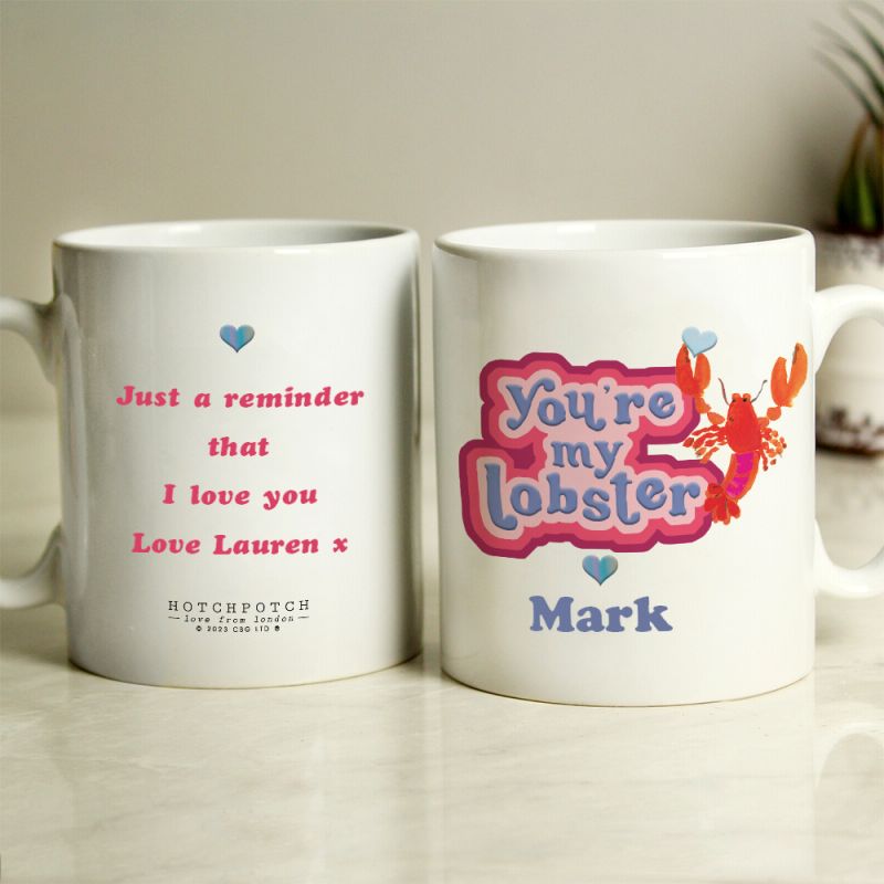 Personalised You're My Lobster Mug