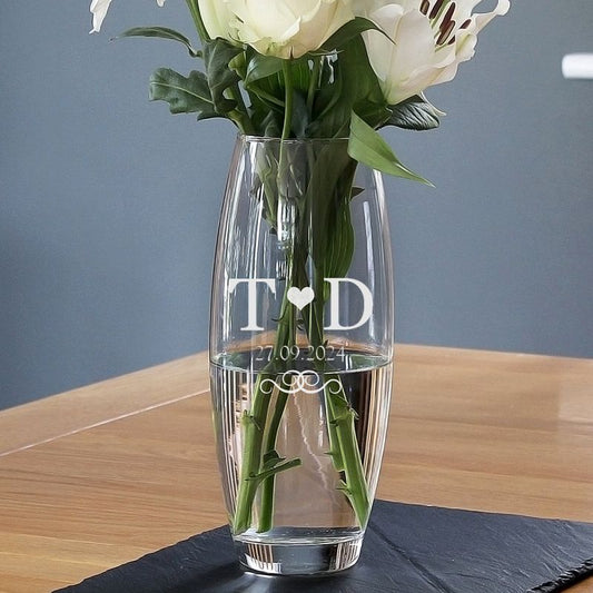 Personalised Monogram Bullet Vase