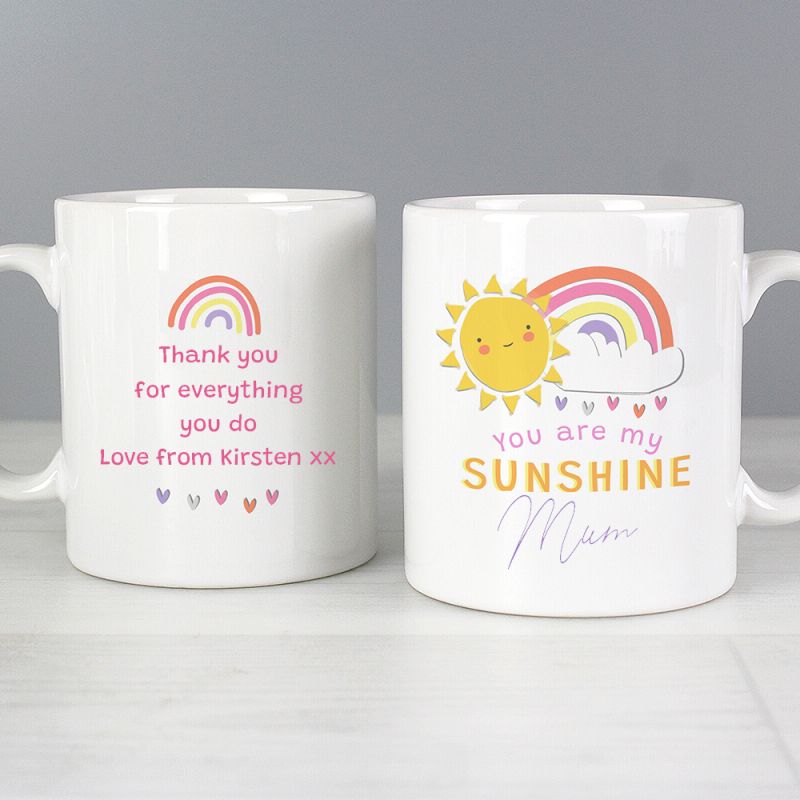 Personalised You Are My Sunshine Mug