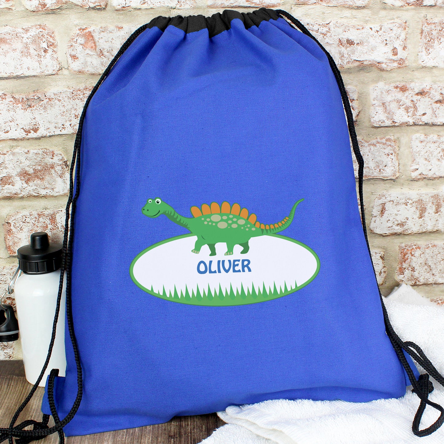 Personalised Dinosaur Swimming Kit Bag