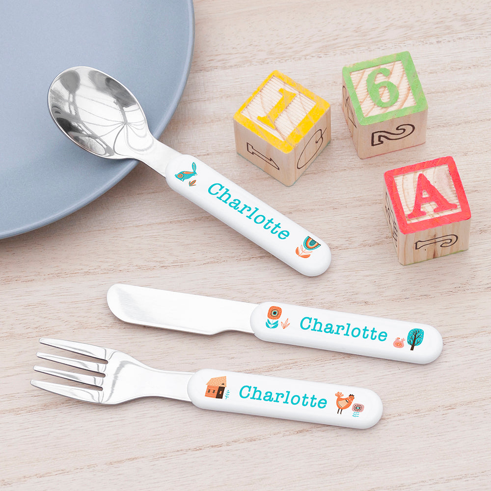 Personalised Child's Cutlery Set