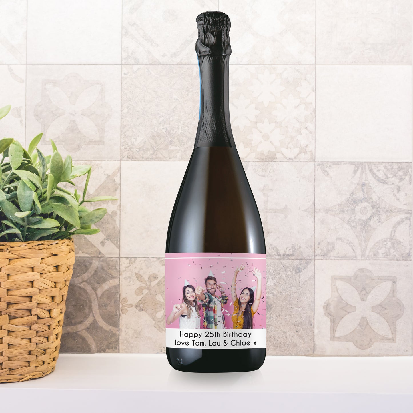 Personalised Photo Upload Bottle of Prosecco