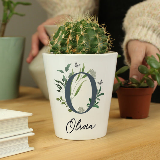 Personalised Ceramic Plant Pot