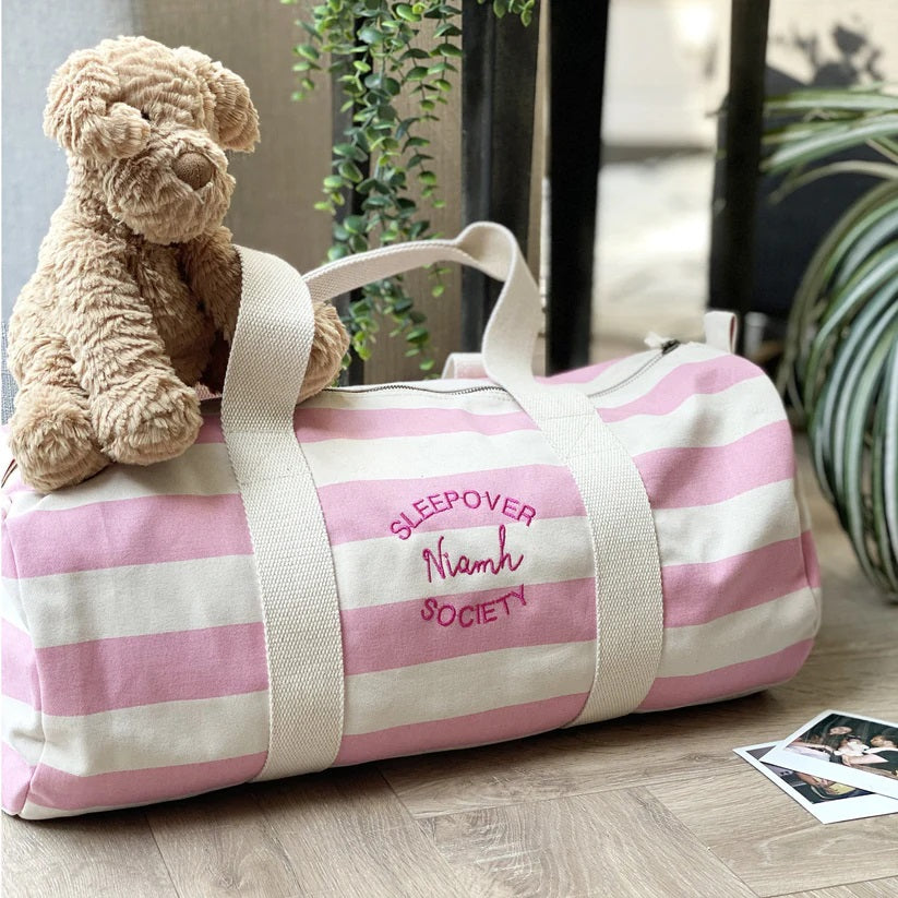 Personalised Sleepover Duffel Bag